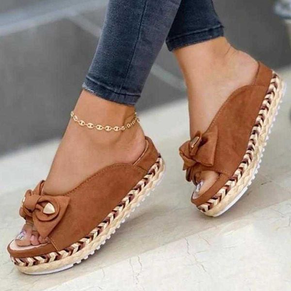 slippers women slippers casual solid color bowknot female platform slider fashion braided straps outdoor lady sandals sandlias femininas j23, Black
slippers women slippers casual solid color bowknot female platform slider fashion braided straps outdoor lady sandals sandlias femininas j23, Black