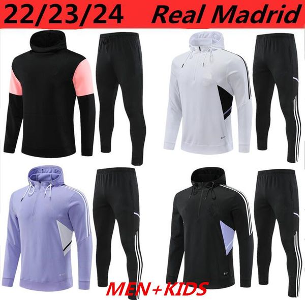 22 23 24 real madrids soccer tracksuits hooded sets long sleeve jacket set 22 23 chandal futbol football survetement training suit hoodie me, Black
22 23 24 real madrids soccer tracksuits hooded sets long sleeve jacket set 22 23 chandal futbol football survetement training suit hoodie me, Black