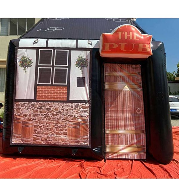4x4m new arrival 5x4m inflatable pub with chimney movable house tent inflatables party bar for outdoor entertainment
4x4m new arrival 5x4m inflatable pub with chimney movable house tent inflatables party bar for outdoor entertainment