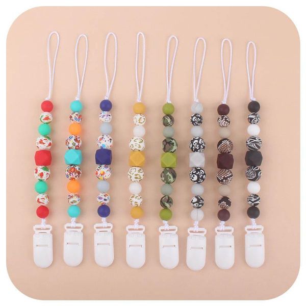 pacifier holders clips baby chain weaning teething leopard printed silicone beaded infant feeding newborn pacifiers toy e20541
pacifier holders clips baby chain weaning teething leopard printed silicone beaded infant feeding newborn pacifiers toy e20541
