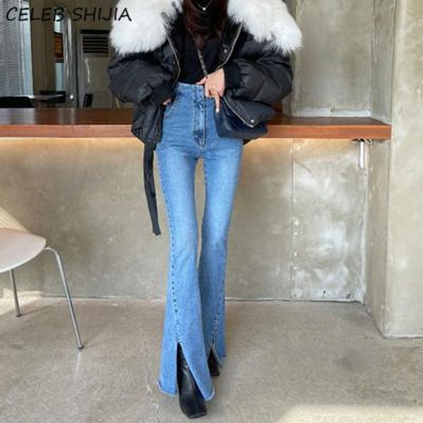 jeans shijia skinny ripped jeans for women high waist elastic blue split denim jeans lady chic fashion flare pants female bottoms new
jeans shijia skinny ripped jeans for women high waist elastic blue split denim jeans lady chic fashion flare pants female bottoms new