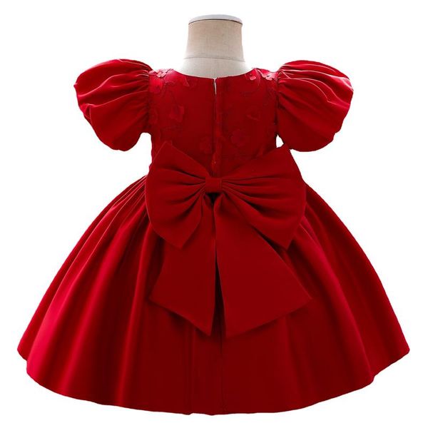girl's dresses baby girls formal princess clothes kids satin applique puff sleeve one e18529, Red;yellow
girl's dresses baby girls formal princess clothes kids satin applique puff sleeve one e18529, Red;yellow