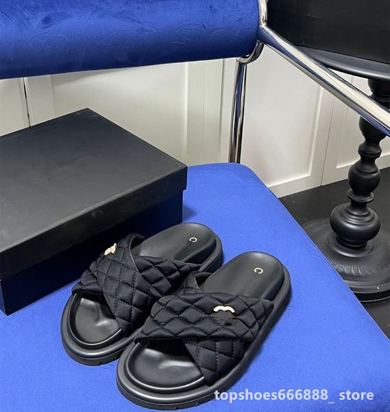 paris 2023 summer open toe flat sandal 2c slippers women beaded cross band crystal mules beach slipper casual party luxury designer flats sh, Black
paris 2023 summer open toe flat sandal 2c slippers women beaded cross band crystal mules beach slipper casual party luxury designer flats sh, Black