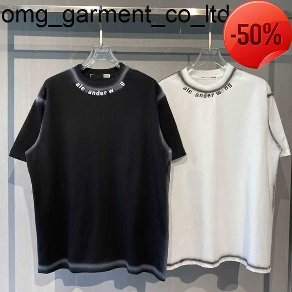 2023 designer men's summer new alexanders glue press men's women's wangs loose short sleeve fashion brand t-shirt, White
2023 designer men's summer new alexanders glue press men's women's wangs loose short sleeve fashion brand t-shirt, White