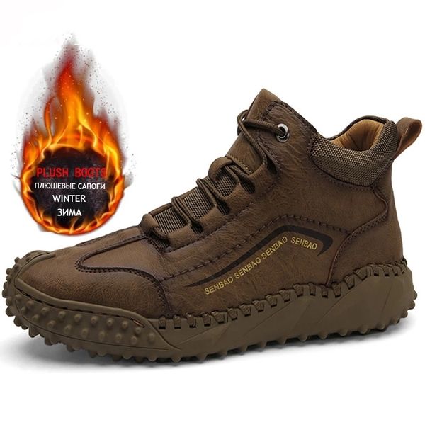 winter mens boots plush warm mens snow boots waterproof outdoor leather men work boots mens motorcycle boots roman hombre new, Black
winter mens boots plush warm mens snow boots waterproof outdoor leather men work boots mens motorcycle boots roman hombre new, Black