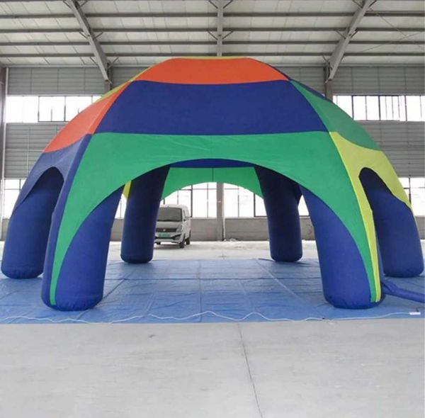 6m colorful big party shelter inflatable spider dome tent air blown arch marquee house come with blower for sale/rental with blower ship 
6m colorful big party shelter inflatable spider dome tent air blown arch marquee house come with blower for sale/rental with blower ship
