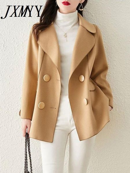 fur jxmyy autumn and winter new fashion doublebreasted elegant temperament allmatch casual loose and thin woolen coat women, Black
fur jxmyy autumn and winter new fashion doublebreasted elegant temperament allmatch casual loose and thin woolen coat women, Black