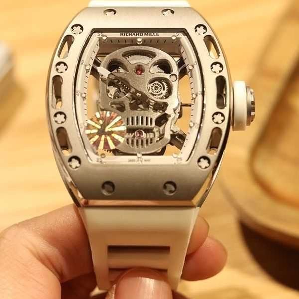 richa milles mechanical watch hollow skull mens fullautomatic with diamonds personalized fashion glow tide tape waterproof jun, Slivery;black
richa milles mechanical watch hollow skull mens fullautomatic with diamonds personalized fashion glow tide tape waterproof jun, Slivery;black