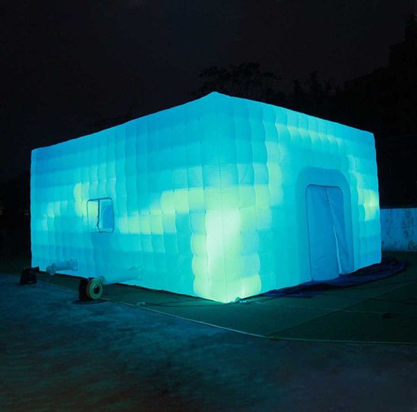 4x4m personalized 4x4meters led lighted inflatable cube tent square tents blow up p booth for camping party wedding
4x4m personalized 4x4meters led lighted inflatable cube tent square tents blow up p booth for camping party wedding