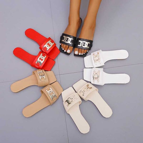 slippers chinelos femininos vero 2022 nova moda europeia e americana preto sandlias de luxo plana dedo do p quadrado ao ar livre praia chine, Black
slippers chinelos femininos vero 2022 nova moda europeia e americana preto sandlias de luxo plana dedo do p quadrado ao ar livre praia chine, Black