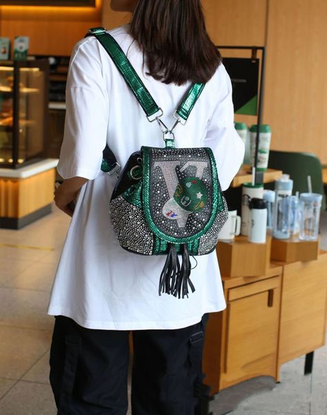 foreign hat diamond backpack new super fashion versatile backpack high-end casual travel bag
foreign hat diamond backpack new super fashion versatile backpack high-end casual travel bag