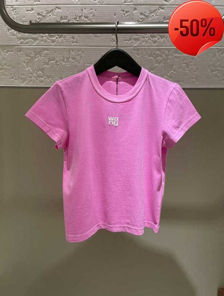 aw king 2023 spring designer summer new women's cotton foam letter printing wang old short-sleeved t-shirt classic design 80ess, White
aw king 2023 spring designer summer new women's cotton foam letter printing wang old short-sleeved t-shirt classic design 80ess, White