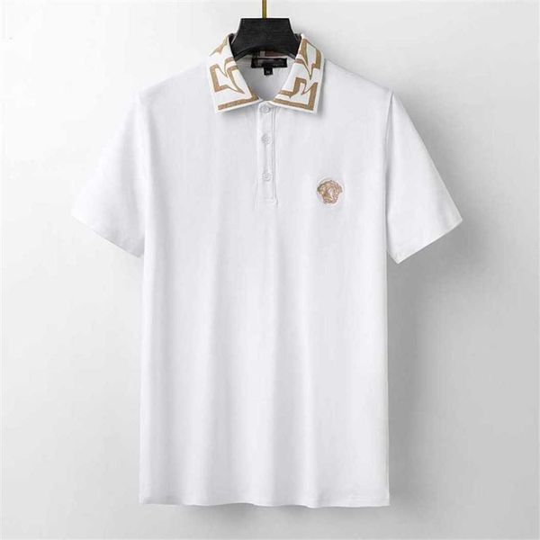 fashion vercace versage summer print clothes luxury designer snake polo shirts men bee casual polo embroidery t shirt high street mens polos, White;black
fashion vercace versage summer print clothes luxury designer snake polo shirts men bee casual polo embroidery t shirt high street mens polos, White;black