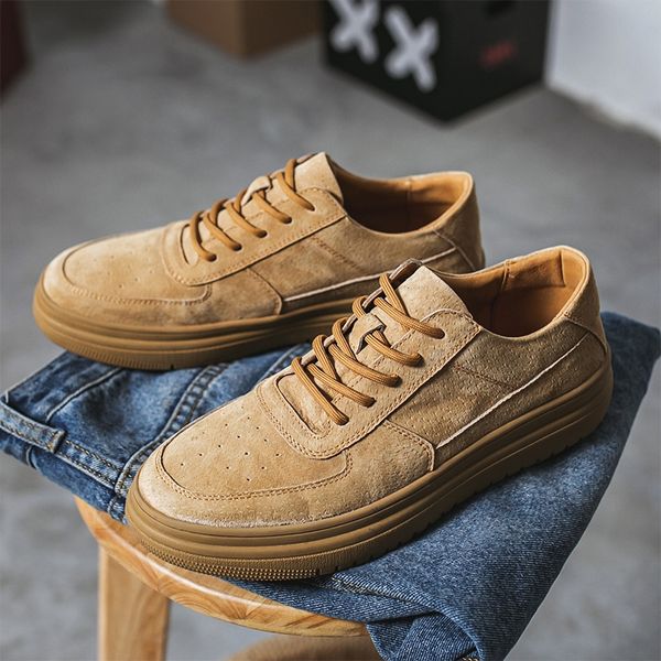new mens low casual shoes genuine leather korean version autumn thick soled sneakers fashionable men work shoes, Black
new mens low casual shoes genuine leather korean version autumn thick soled sneakers fashionable men work shoes, Black