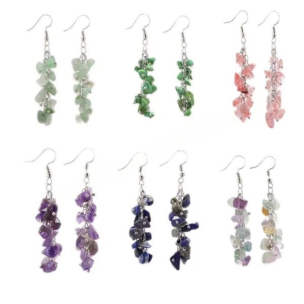 crystal natural stone beaded earrings dangles quartz tiger eye opal amethyst agate turquoise stones tassel hook ring drop earrings for women, Silver
crystal natural stone beaded earrings dangles quartz tiger eye opal amethyst agate turquoise stones tassel hook ring drop earrings for women, Silver