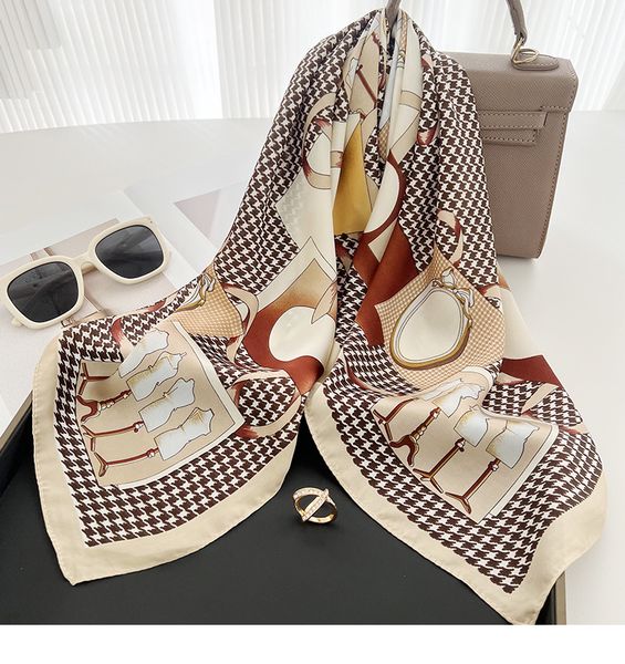 new brand hijab shawl twill silk scarf color 70cm square scarves print thousand-bird lattice kerchief woman headband scarf, Blue;gray
new brand hijab shawl twill silk scarf color 70cm square scarves print thousand-bird lattice kerchief woman headband scarf, Blue;gray