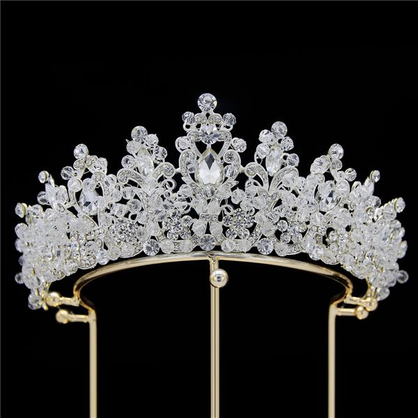 european and american baroque beauty pageant bride crown headwear purple crystal alloy electroplated wedding hoops multicolor crystal hair o, Silver
european and american baroque beauty pageant bride crown headwear purple crystal alloy electroplated wedding hoops multicolor crystal hair o, Silver