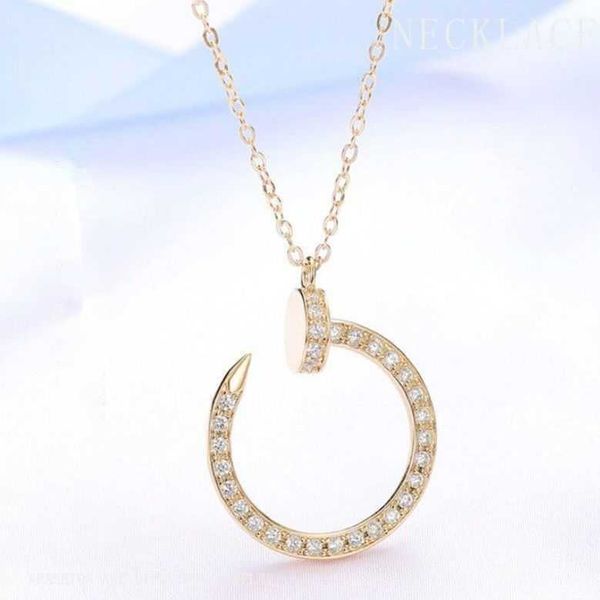 pendant necklaces new fashion ins trendy minority light luxury geometric nail necklace female full diamond temperament small fragrant wind p, Silver
pendant necklaces new fashion ins trendy minority light luxury geometric nail necklace female full diamond temperament small fragrant wind p, Silver