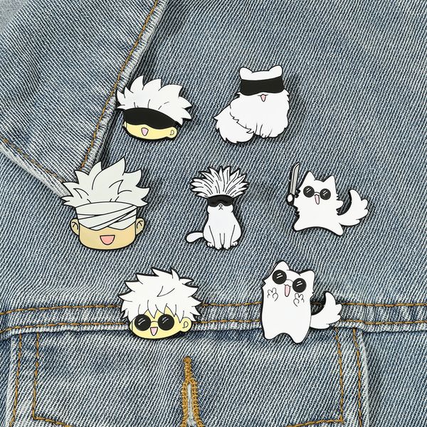 jujutsu kaisen character brooch cute anime movies games hard enamel pins collect metal cartoon brooch backpack hat bag collar lapel badges 7, Blue
jujutsu kaisen character brooch cute anime movies games hard enamel pins collect metal cartoon brooch backpack hat bag collar lapel badges 7, Blue