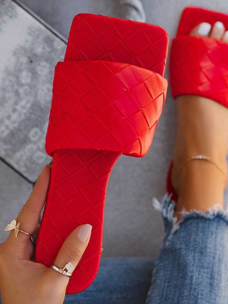 slippers women flat weave slides mature slippers pu open toe outdoor beach sandals modern fashion shoes ladies female summer sandals j230502, Black
slippers women flat weave slides mature slippers pu open toe outdoor beach sandals modern fashion shoes ladies female summer sandals j230502, Black