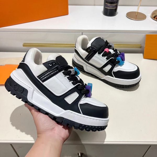designer shoes men sneakers women trainer maxi casual shoes platform trainers diy buckle leather sneakers platform trainers letter printing, Black
designer shoes men sneakers women trainer maxi casual shoes platform trainers diy buckle leather sneakers platform trainers letter printing, Black