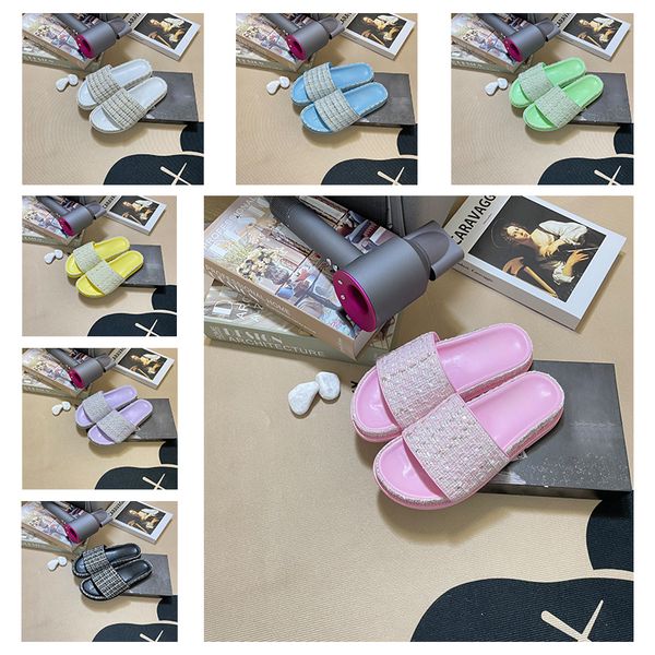 2023 slippers womens flats thick bottom heel summer ladies leather designer slipper flip flops quilted woman beach slides shoes l bath beaut, Black
2023 slippers womens flats thick bottom heel summer ladies leather designer slipper flip flops quilted woman beach slides shoes l bath beaut, Black