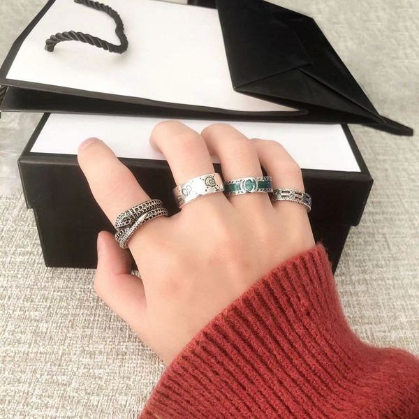 designer ring for mens womens 925 sliver love rings high-end quality snake skull fashion rings couples wedding ring g777, Silver
designer ring for mens womens 925 sliver love rings high-end quality snake skull fashion rings couples wedding ring g777, Silver