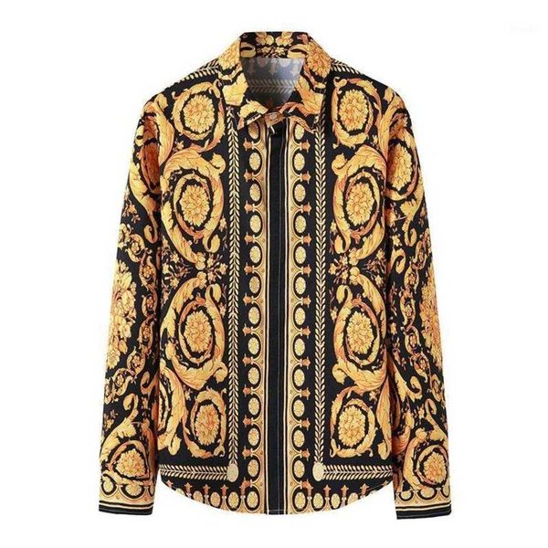 brand baroque royal shirt men vercace long sleeve mens dress shirts versage floral print luxury party formal camisas hombre men's casua, White;black
brand baroque royal shirt men vercace long sleeve mens dress shirts versage floral print luxury party formal camisas hombre men's casua, White;black