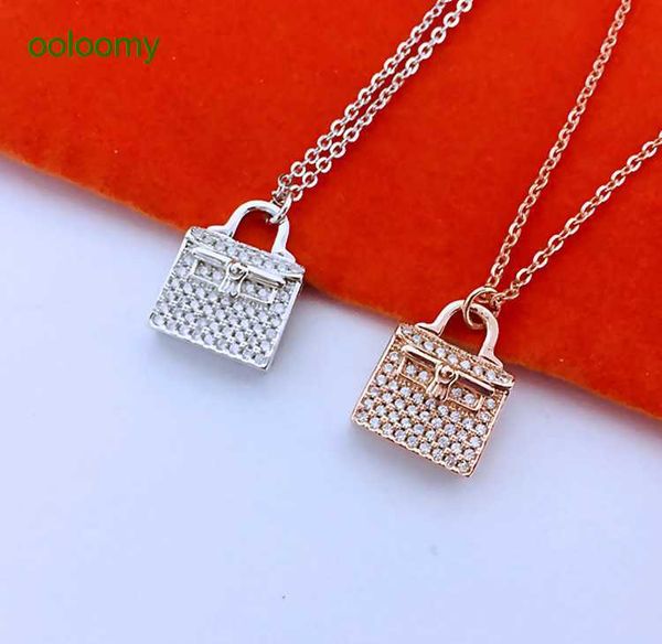 hemres designer necklace classic s925 sterling silver h bag full of diamond letter necklace women's simple temperament mesh red micro i, Black
hemres designer necklace classic s925 sterling silver h bag full of diamond letter necklace women's simple temperament mesh red micro i, Black