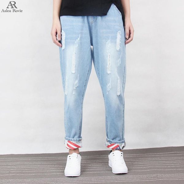 pants ripped jeans women boyfriend cotton drawstring mom jeans plus size loose denim harem pant 4xl 5xl 6xl, Black
pants ripped jeans women boyfriend cotton drawstring mom jeans plus size loose denim harem pant 4xl 5xl 6xl, Black