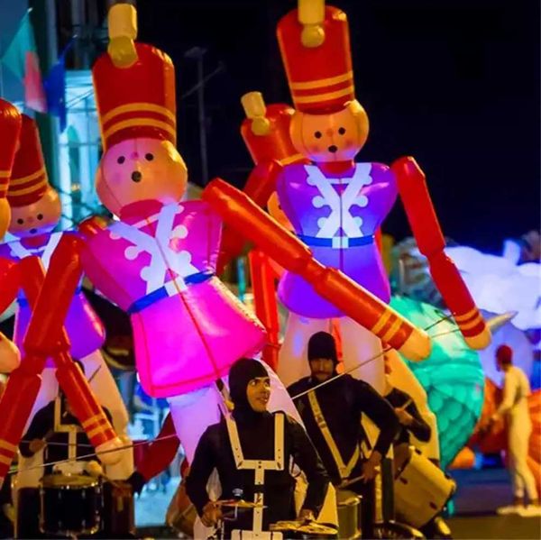 3.5m parade walking inflatable nutcracker soldier puppet backpack moving cartoon costume for adults events outdoor
3.5m parade walking inflatable nutcracker soldier puppet backpack moving cartoon costume for adults events outdoor