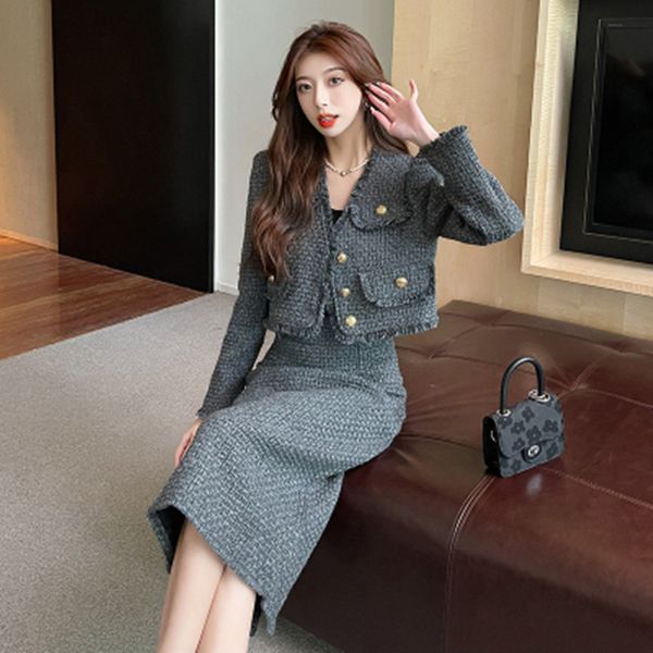 two piece dress wigadfhk winter vintage tweed two piece women outfits woolen short jacket coat tassels midi pencil skirt suits autumn 230503, White
two piece dress wigadfhk winter vintage tweed two piece women outfits woolen short jacket coat tassels midi pencil skirt suits autumn 230503, White