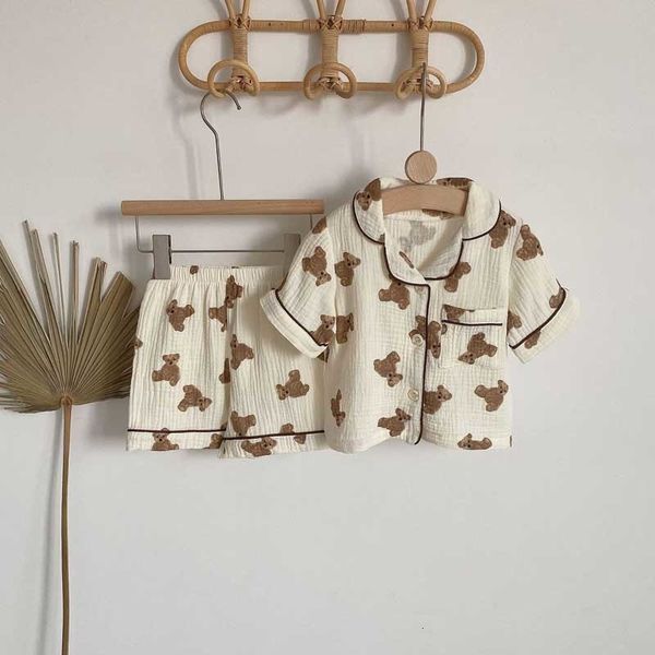 pajamas muslin baby clothes toddler boy girls summer pajamas for children sleepwear kids clothing set children's robe pant short sleeve, Blue;red
pajamas muslin baby clothes toddler boy girls summer pajamas for children sleepwear kids clothing set children's robe pant short sleeve, Blue;red