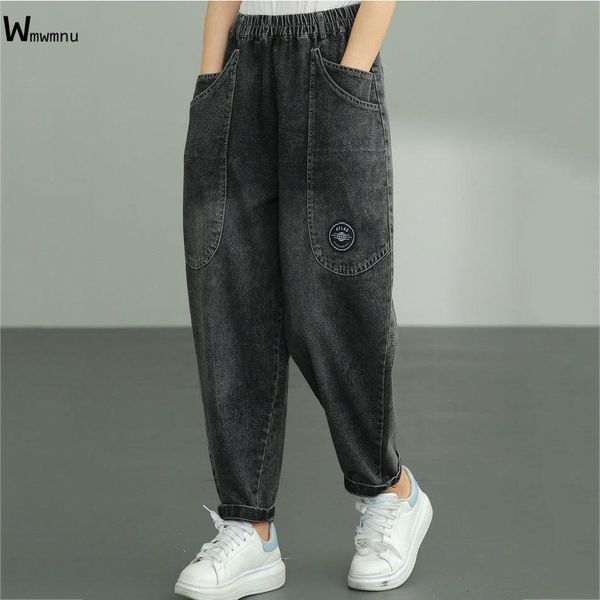 jeans street trend big pocket plus size vaqueros mujer bleached hip hop denim baggy pants casual elastic high waist harem jeans women, Blue
jeans street trend big pocket plus size vaqueros mujer bleached hip hop denim baggy pants casual elastic high waist harem jeans women, Blue