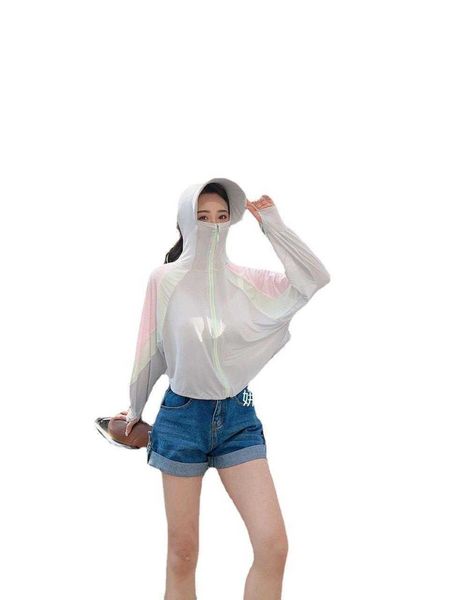 patchwork sun protection jacket clothing womens ice silk uv fashion cloak all, Black;brown
patchwork sun protection jacket clothing womens ice silk uv fashion cloak all, Black;brown