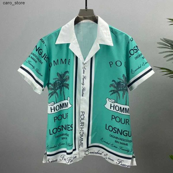 men's casual shirts contrasting color shirt alphabet coconut tree pattern short sleeve casual shirt streetwear camisa masculina shirt, White;black
men's casual shirts contrasting color shirt alphabet coconut tree pattern short sleeve casual shirt streetwear camisa masculina shirt, White;black