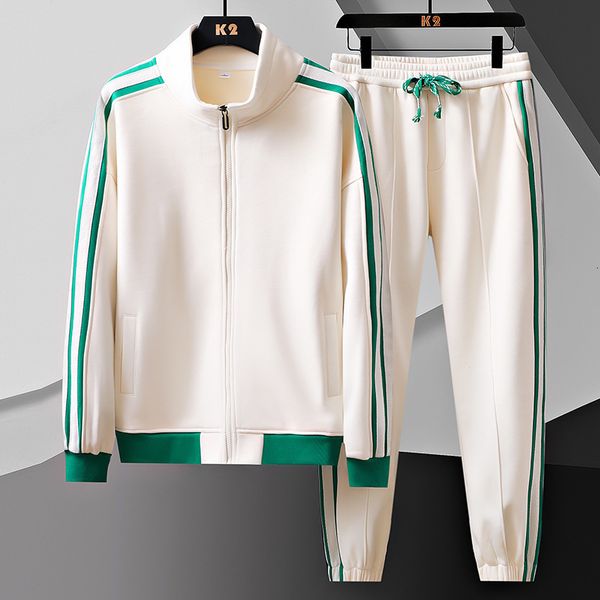 men s tracksuits men sets casual tracksuit fashion korean trend stand up collar jacket trousers outdoor sports long sleeve man outfit 2 pcs, Gray
men s tracksuits men sets casual tracksuit fashion korean trend stand up collar jacket trousers outdoor sports long sleeve man outfit 2 pcs, Gray