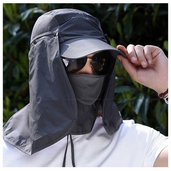 outdoor hats foldable fishing hat windproof sun protection cap men women outdoor hiking baseball hat removable mesh face mask neck strap j23, Black;white
outdoor hats foldable fishing hat windproof sun protection cap men women outdoor hiking baseball hat removable mesh face mask neck strap j23, Black;white