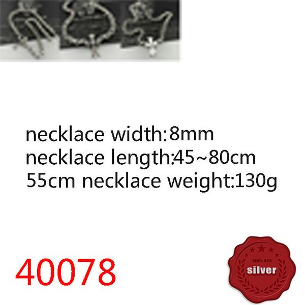 40078 european and american youth hip-hop jewelry necklace s925 sterling silver domineering personality classic cross flower circle chain pu
40078 european and american youth hip-hop jewelry necklace s925 sterling silver domineering personality classic cross flower circle chain pu
