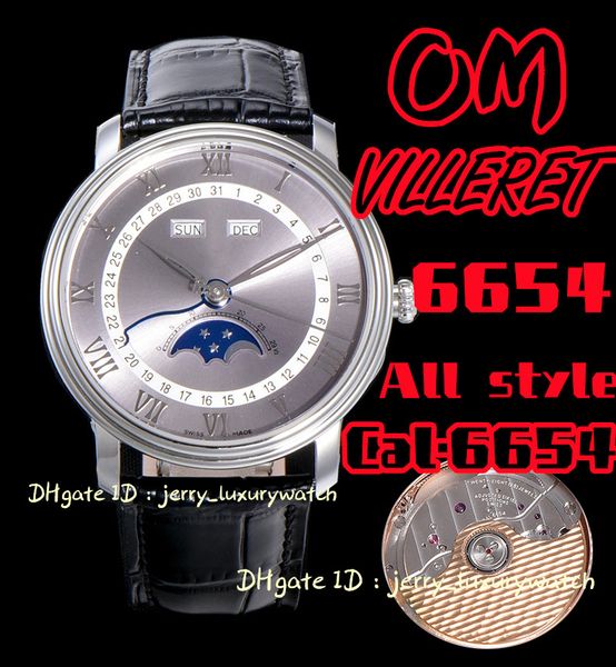 om 6654 villeret perpetual calendar luxury men's watch cal.6654 automatic mechanical movement with 316l fine steel case 40mm.silver gar, Slivery;brown
om 6654 villeret perpetual calendar luxury men's watch cal.6654 automatic mechanical movement with 316l fine steel case 40mm.silver gar, Slivery;brown