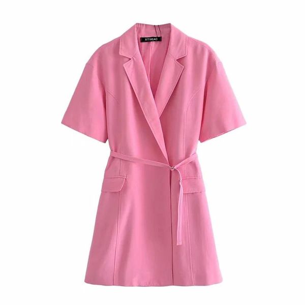 pants xitimeao women summer fashion pink blazers short sleeve slim dress coat vintage female outerwear with belt, White
pants xitimeao women summer fashion pink blazers short sleeve slim dress coat vintage female outerwear with belt, White