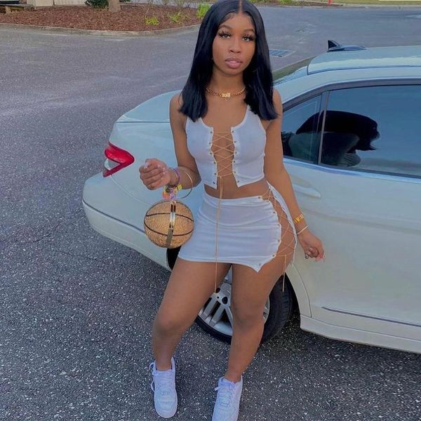 dress hirigin chain bandage two piece set summer clothes crop mini skirt suit club outfits vacation matching sets for women, White
dress hirigin chain bandage two piece set summer clothes crop mini skirt suit club outfits vacation matching sets for women, White