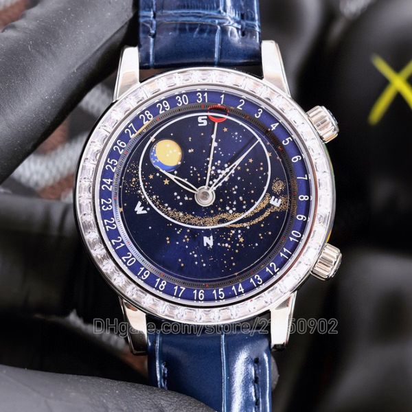 pp watch luxury watches moonwatch man wristwatch automatic 44mm rose gold diamonds case leather strap montre de luxe full stainless steel ce, Slivery;brown
pp watch luxury watches moonwatch man wristwatch automatic 44mm rose gold diamonds case leather strap montre de luxe full stainless steel ce, Slivery;brown