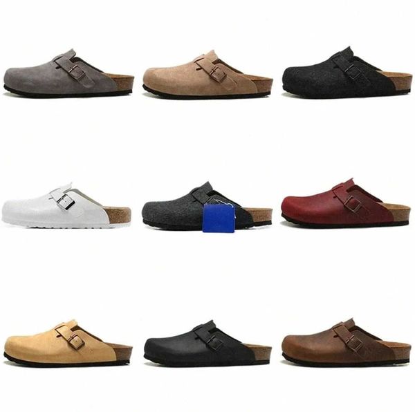 sandals 2023 designer sandals men women slide slippers boston soft footbed clogs suede leather buckle strap shoes outdoor indoor hombres mot, Black
sandals 2023 designer sandals men women slide slippers boston soft footbed clogs suede leather buckle strap shoes outdoor indoor hombres mot, Black