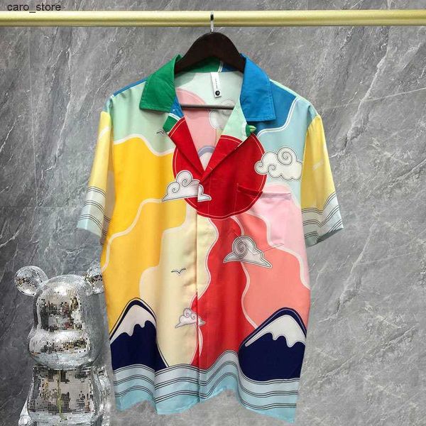 men's casual shirts 2023 new color contrast print shirt short sleeve casual men shirt streetwear summer camisa fashion masculina chines, White;black
men's casual shirts 2023 new color contrast print shirt short sleeve casual men shirt streetwear summer camisa fashion masculina chines, White;black