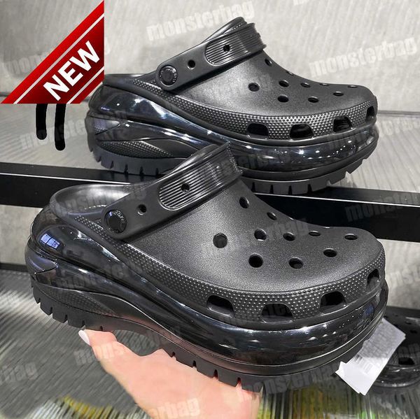 designer sandal mega crush clogs platform croc sandals beach waterproof women men rubber slippers mules outdoor slides lady cute slip on, Black
designer sandal mega crush clogs platform croc sandals beach waterproof women men rubber slippers mules outdoor slides lady cute slip on, Black