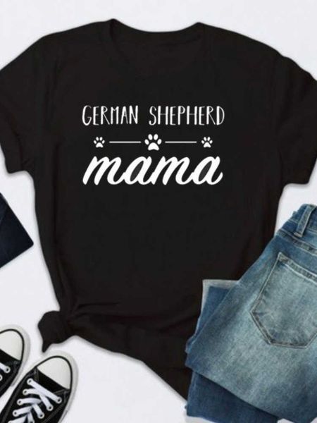 german shepherd mama letter print t shirt women short sleeve o neck loose tshirt ladies summer women tee shirt, White
german shepherd mama letter print t shirt women short sleeve o neck loose tshirt ladies summer women tee shirt, White