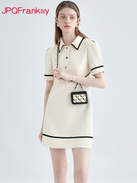 casual dresses bubble sleeve dress women's summer contrasting polo collar french design college style small fragrance dress white dress, Black;gray
casual dresses bubble sleeve dress women's summer contrasting polo collar french design college style small fragrance dress white dress, Black;gray