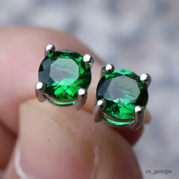 stud 7mm cute silver stud earrings for women fashion round multi-color zircon screw earrings green red gemstone earrings jewelry gift, Golden;silver
stud 7mm cute silver stud earrings for women fashion round multi-color zircon screw earrings green red gemstone earrings jewelry gift, Golden;silver
