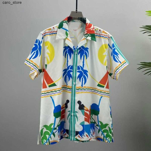 men's casual shirts hawaiian botanical print shirt short sleeve casual men shirt 2023contrasting color streetwear camisa masculina shir, White;black
men's casual shirts hawaiian botanical print shirt short sleeve casual men shirt 2023contrasting color streetwear camisa masculina shir, White;black